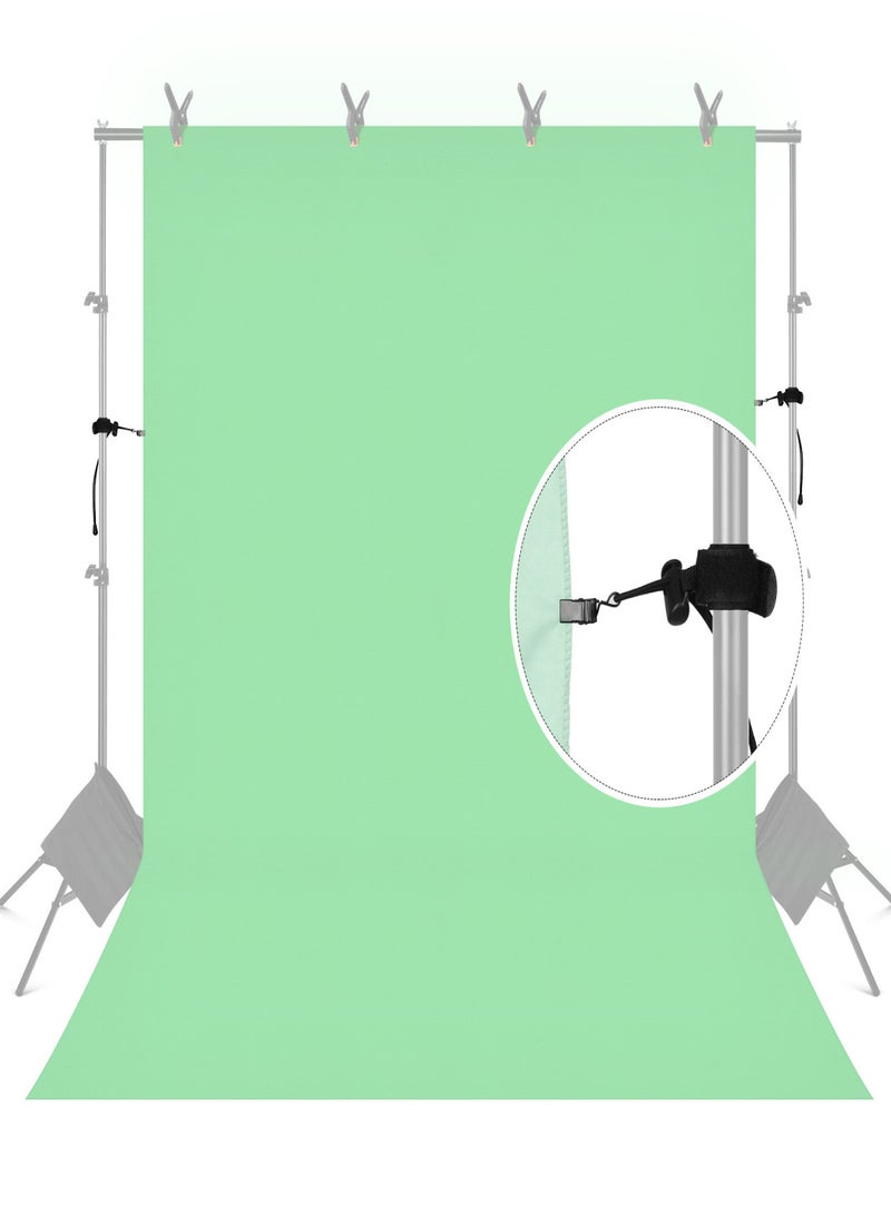 ANDOER 8 Packs Background Muslin Clamps Backdrop String Clips Holders for Photo Studio Photography Studio Shooting Black - Image 2